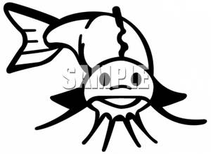 0511 0703 1313 0636 Catfish With Whiskers Clipart Image Jpg