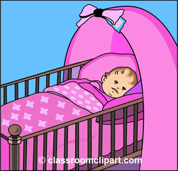 Baby Sleeping In Crib Clipart 21 06 2010 13rggg