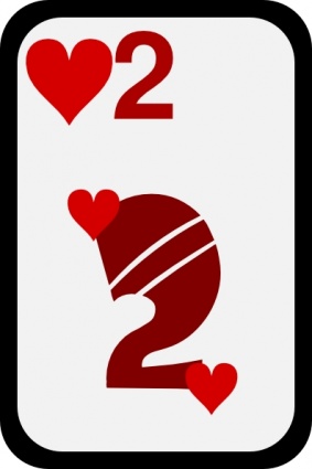 Blackjack Clipart Two Of Hearts Clip Art Jpg