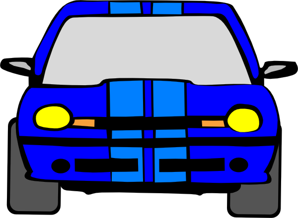 Blue Car Clip Art At Clker Com   Vector Clip Art Online Royalty Free