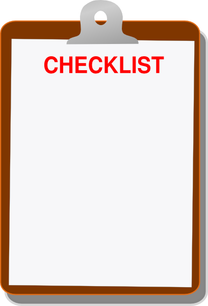 Clipboard Checklist Clip Art At Clker Com   Vector Clip Art Online