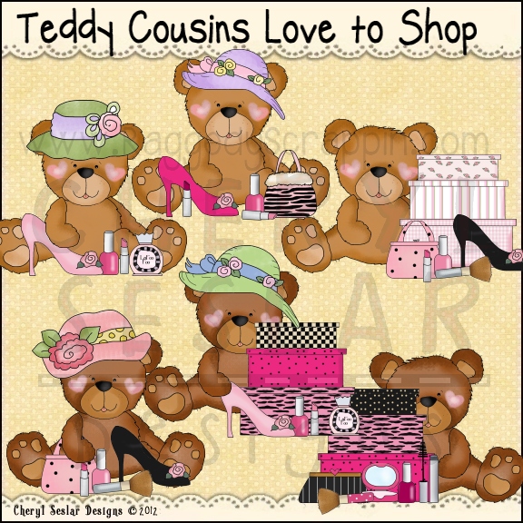Cousins Clipart Teddy Cousins Love To Shop