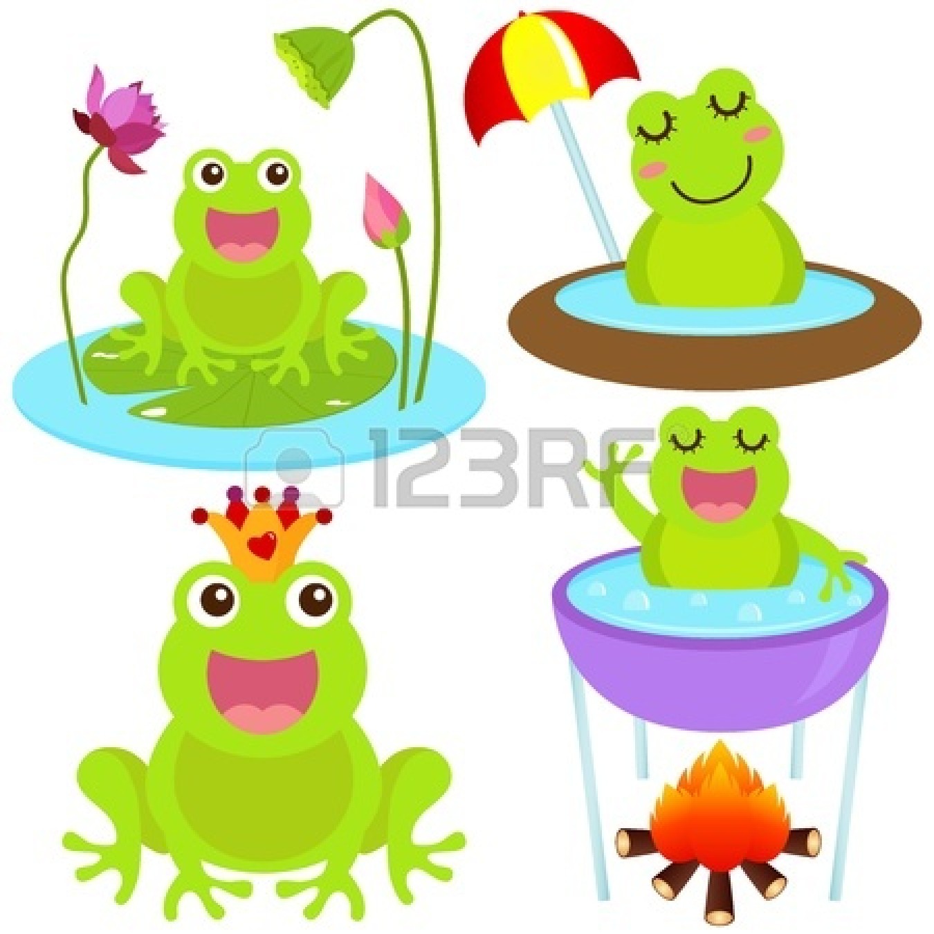 Cute Baby Frog Clipart   Clipart Panda   Free Clipart Images