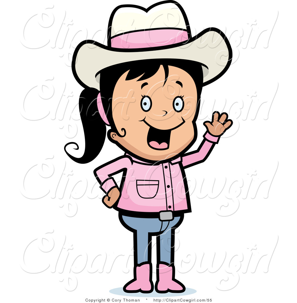 Female Cowgirl Wearing Pink Boots Cowgirl Clip Art Cory Thoman