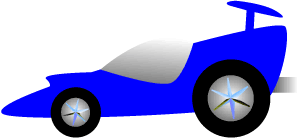 Green Race Car Clip Art  Click To Enlarge