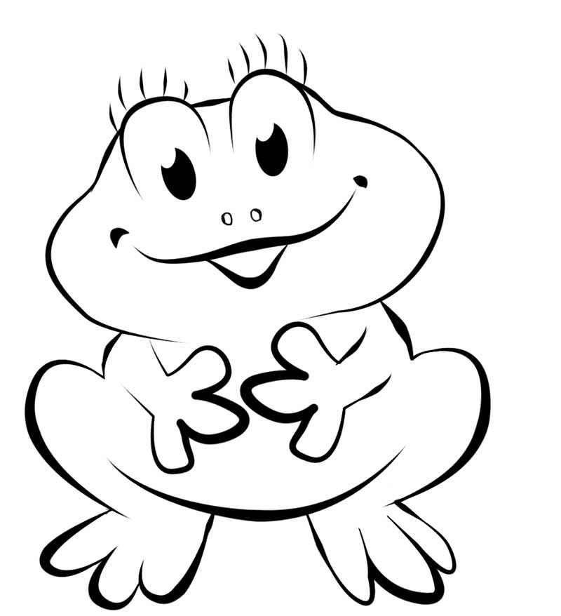 Jumping Frog Coloring Pages   Clipart Panda   Free Clipart Images