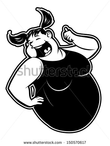 Obese Black Girl Belly Stock Photos Illustrations And Vector Art