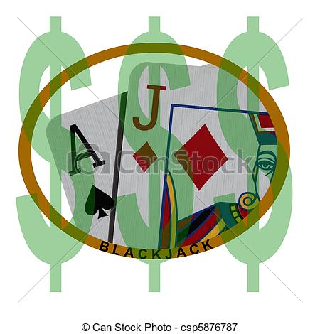 Of Blackjack Is Always A Winning Hand Csp5876787   Search Eps Clipart    