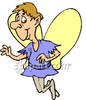 Silly Boy Fairy   Royalty Free Clipart Picture