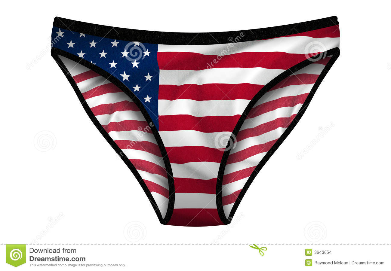 American Flag Panties Stock Images   Image  3643654