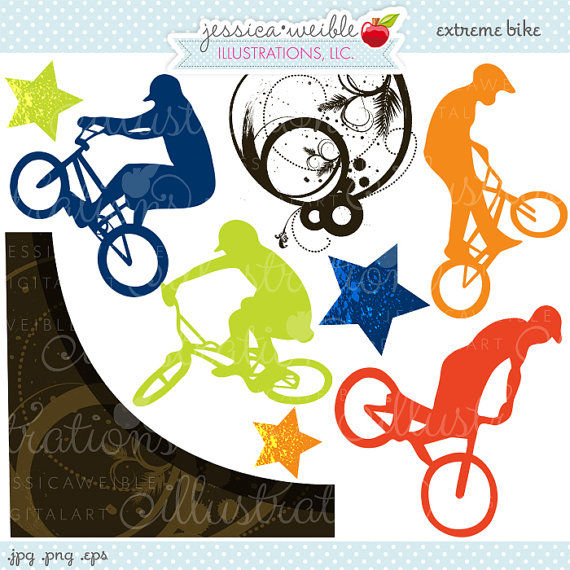 Clipart   Commercial Use Ok   Bicycle Graphics Bicycle Sports Clipart
