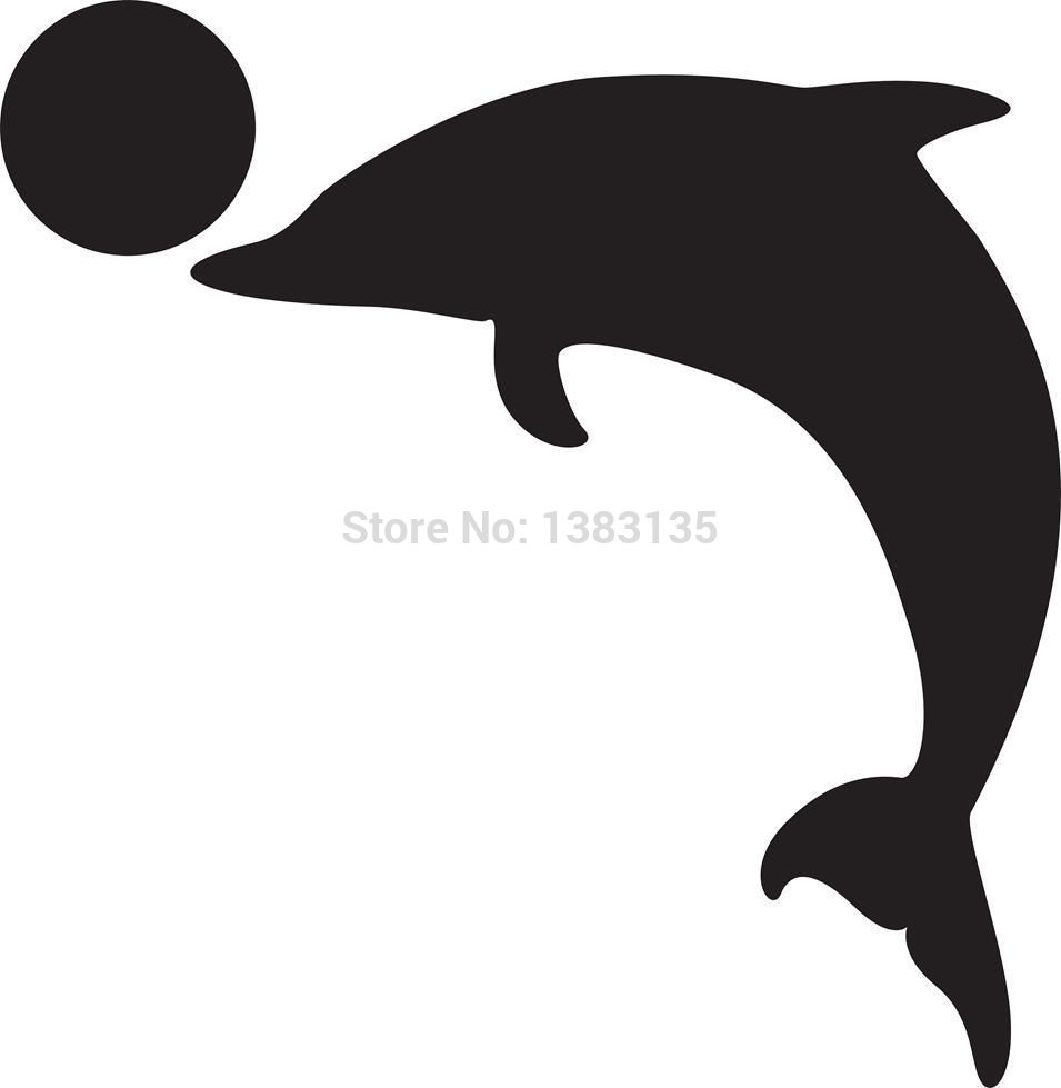 Dolphin Silhouette Car Decal Window Sticker Dolphin013 Car Pictures