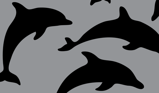 Dolphin Silhouettes  These Tropical Dolphin Clipart Illustrations Will