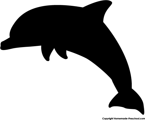 Home Free Clipart Silhouette Clipart Silhouette Dolphin