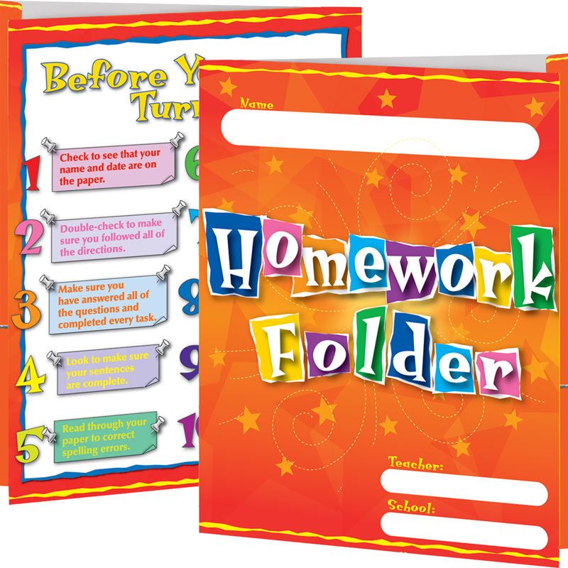 Homework Folder Clipart Homework Folder