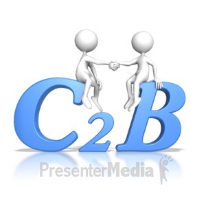 Id  8077   Customer To Business Hand Shake   Presentation Clipart