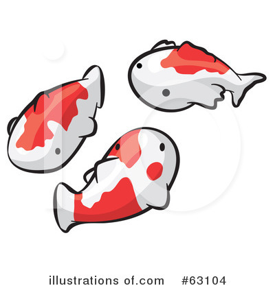 Koi Fish Clipart  63104 By Leo Blanchette   Royalty Free  Rf  Stock
