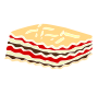 Lasagna Picture For Classroom   Therapy Use   Great Lasagna Clipart