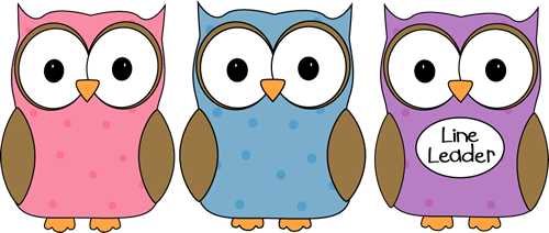 Line Leader Clip Art   Owl Classroom Line Leader Vector Image
