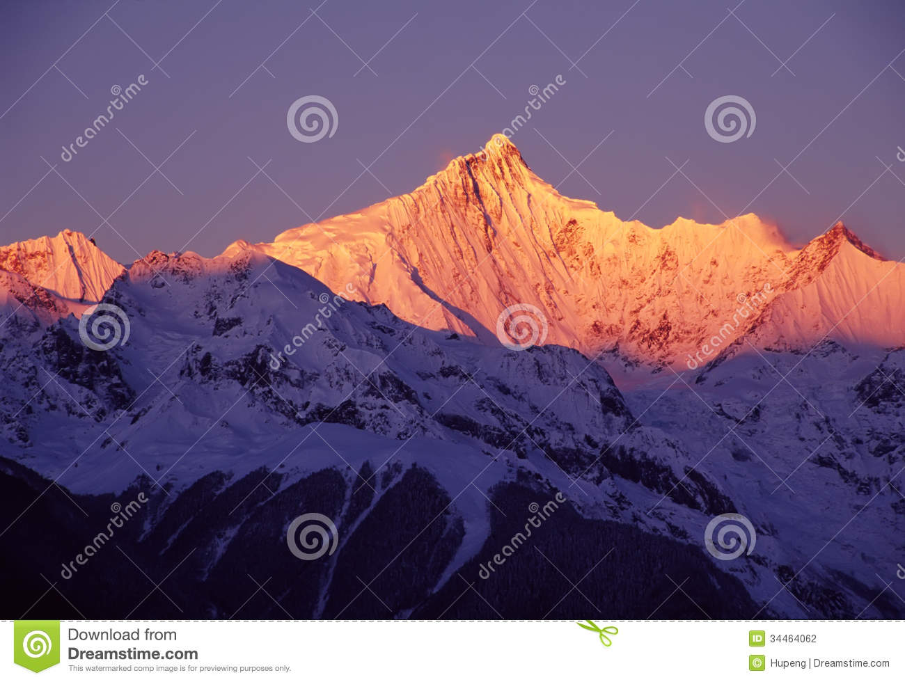 Morning Sunrise Clipart Snow Mountains At Sunrise