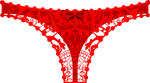 Red Panties Clipart Vector