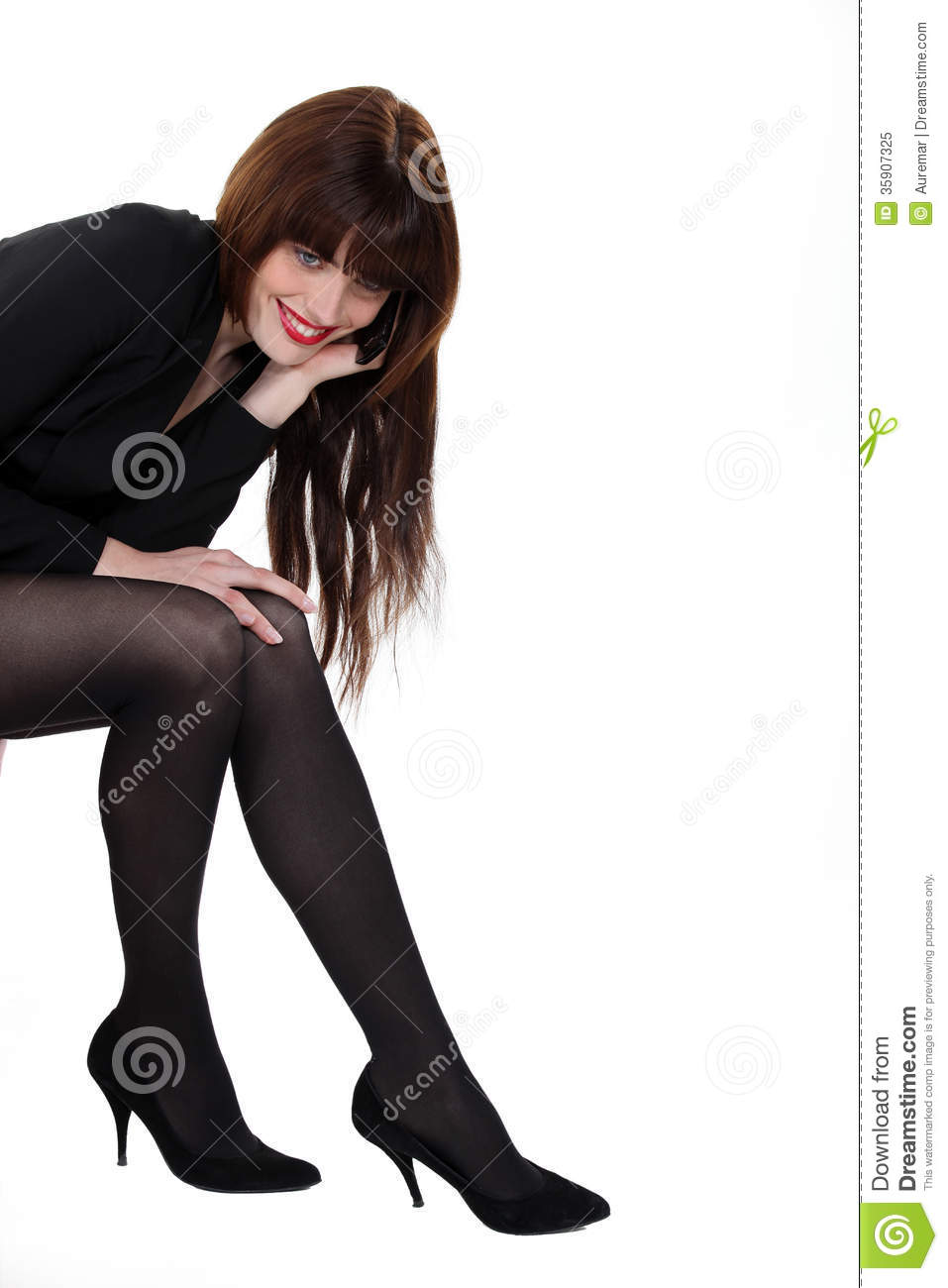 Sexy Woman With Shapely Legs Royalty Free Stock Photo   Image
