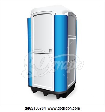Stock Illustration   Portable Toilet  Clipart Drawing Gg65156904