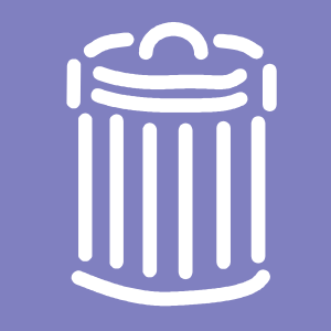 Trash Can Symbol Sign Clip Art At Clker Com   Vector Clip Art Online    