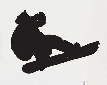 Vinyl Wall Art Decal Snowboard Extreme Sports Snowboarder Item 148a