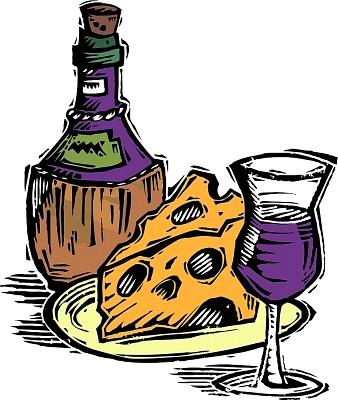 Wine And Cheese Clipart 060911  Vector Clip Art