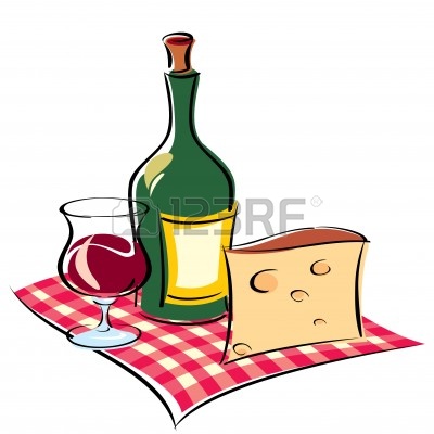 Wine And Cheese Clipart Black And White   Clipart Panda   Free Clipart