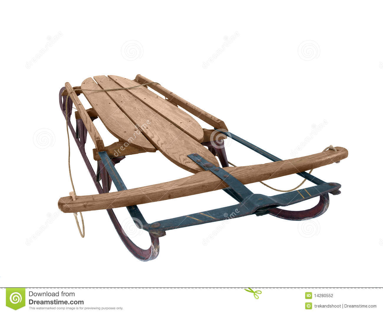 1940 S Snow Sled Stock Photography   Image  14280552