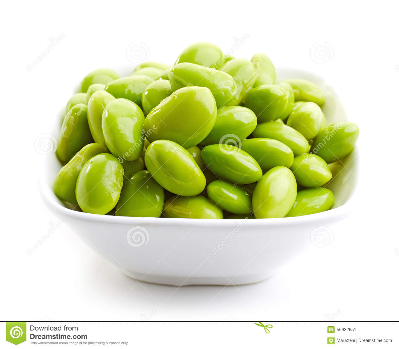Bowl Of Green Beans Stock Photo   Image  56932651