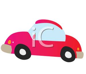 Cartoon Car Icon   Royalty Free Clipart Picture