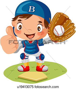 Clipart Of Person Grown Up One Person Character Baseball U19413075