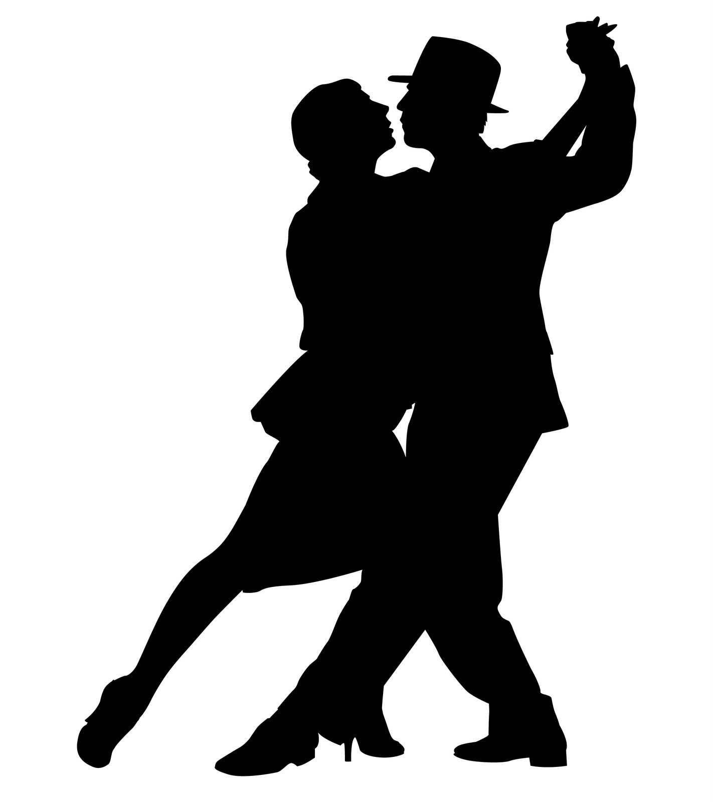 Dance Silhouette Images   Clipart Best