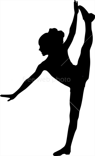 Dancing Silhouette Child    Photo 3786    Download From Freewebphoto