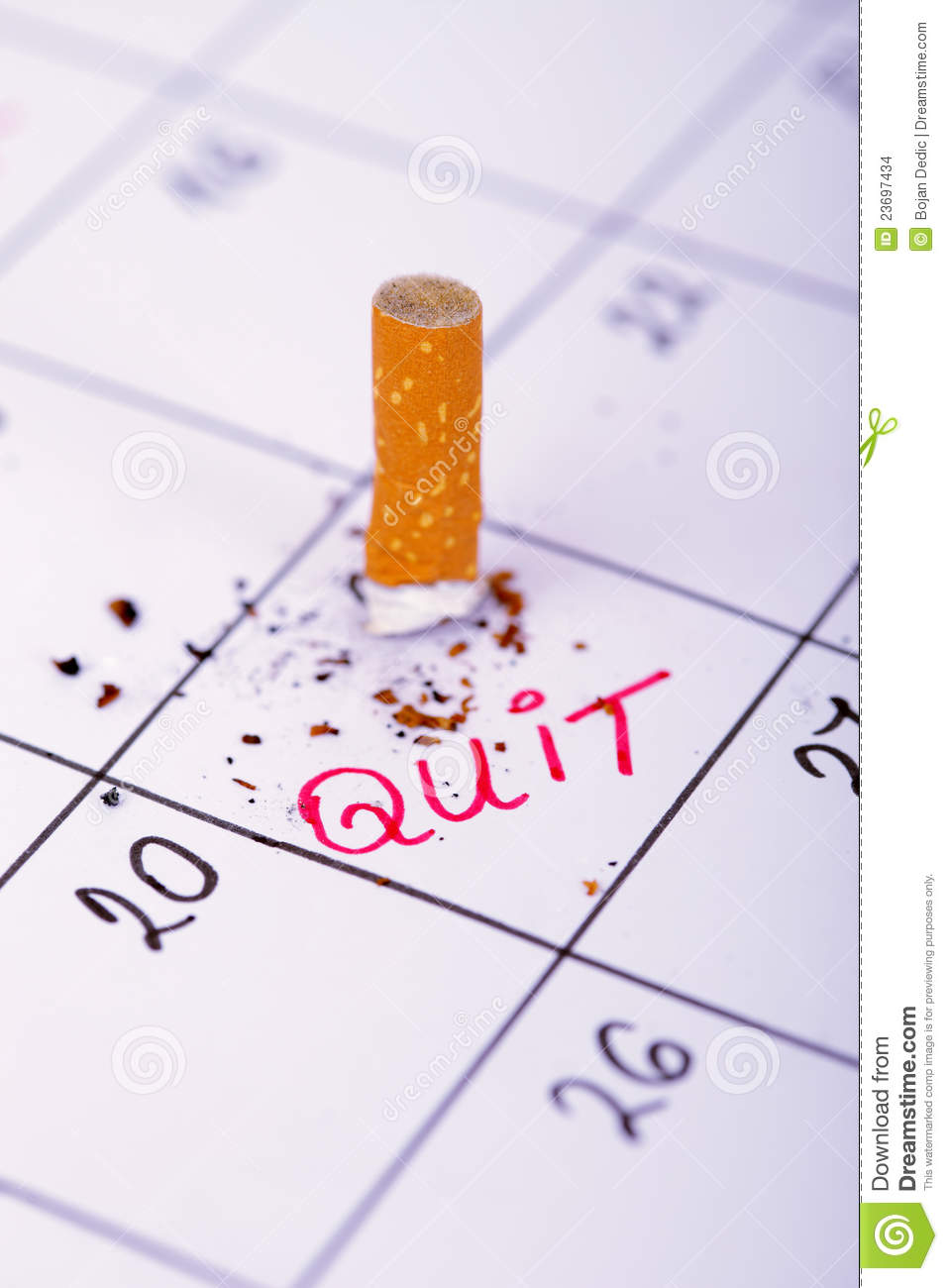 Day When I Will Quit Smoking Stock Images   Image  23697434