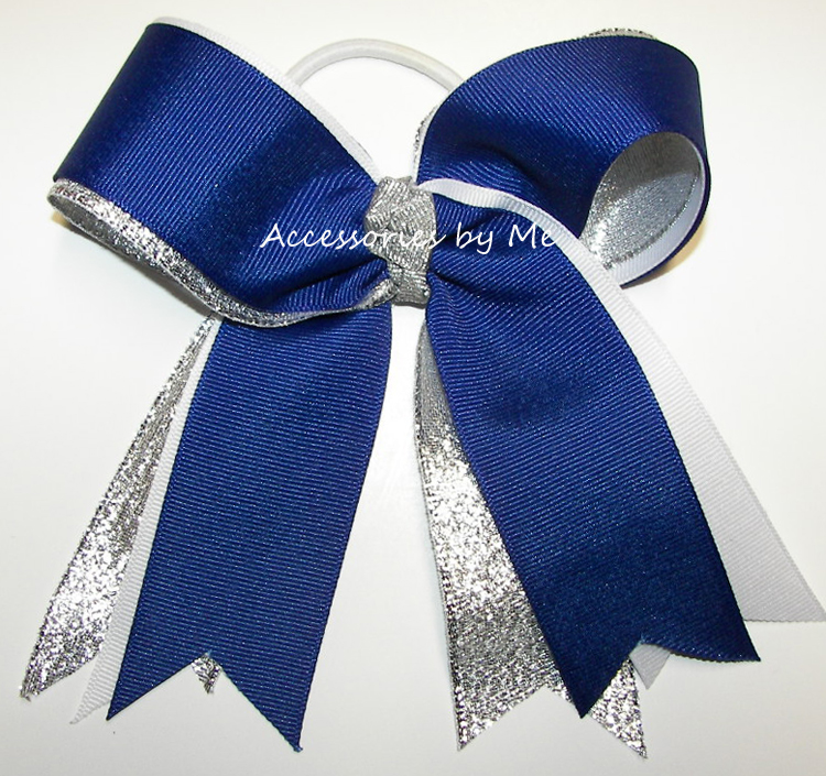 Each Cheer Bow White Cheer Bow Blue Cheer Bow Red Cheer Bow