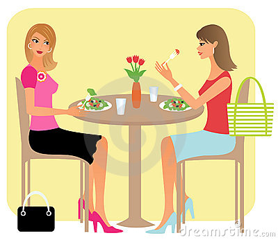 Eating Lunch With Friends Clipart Friends Having Lunch