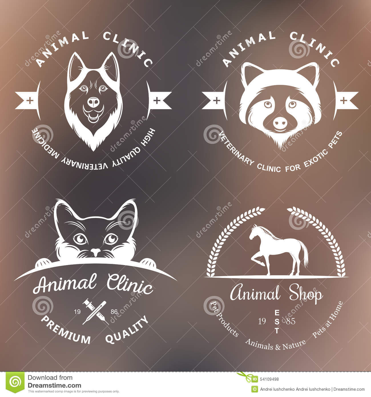 Elements For Pet Shop Pet House Pet And Exotic Animals Clinic