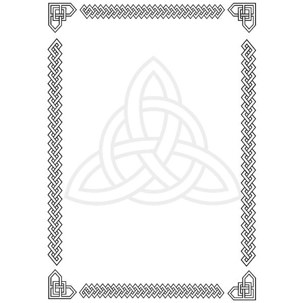 Free Celtic Border Clipart  Unique Designs To Download   Design Tips