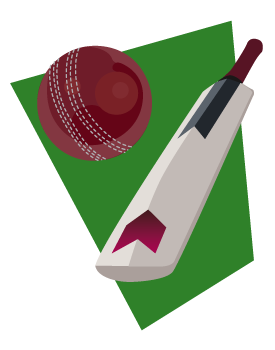 Free Cricket Bat And Ball Clip Art Web Graphics At Stuart S Clipart