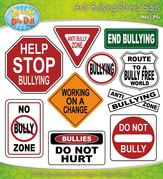 Graphics Street Signs Signs Clipart Anti Bullying Bullying
