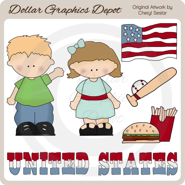 Kids Fourth Of July Clipart American Kids 1   Clip Art Images   Frompo