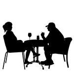 People In Couples Silhouettes Vector   Clipart Me