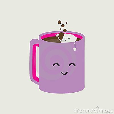 Pink Cartoon Coffee Cup   Starbucks   Pinterest