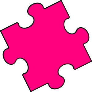 Pink Puzzle Piece Clip Art At Clker Com   Vector Clip Art Online
