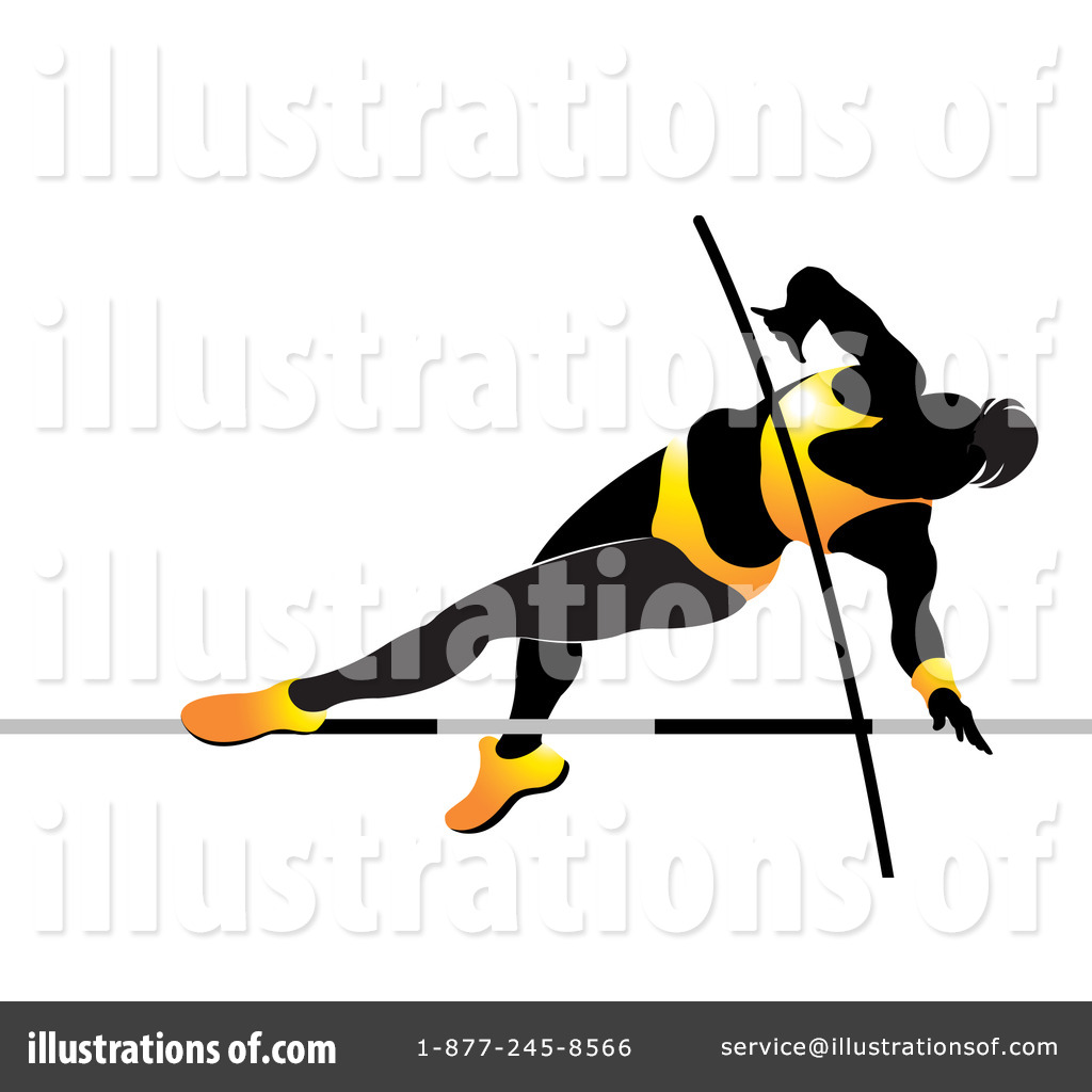 Pole Vault Clipart  1155915 By Lal Perera   Royalty Free  Rf  Stock    