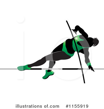 Pole Vault Clipart  1155919 By Lal Perera   Royalty Free  Rf  Stock    